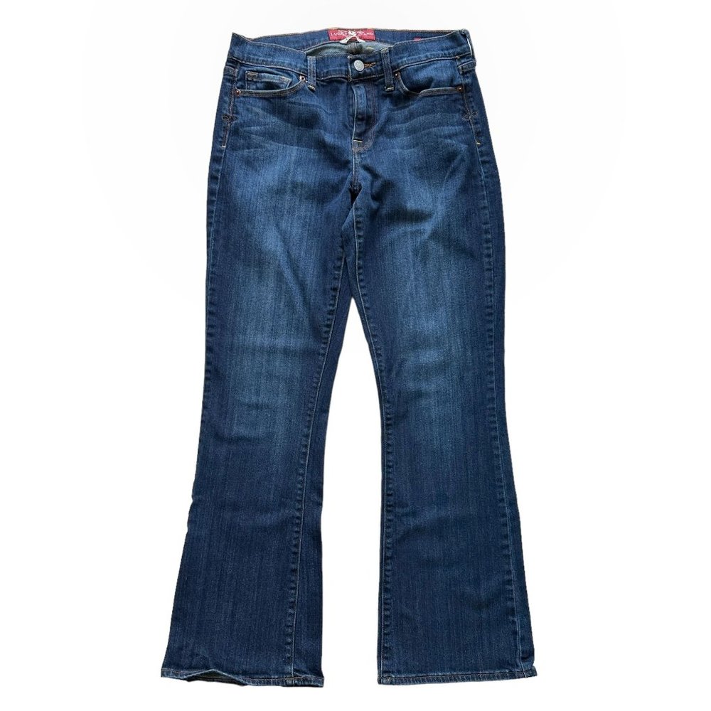 Lucky Brand 10 /30 Sofia Boot Cut Dark Wash Mid Rise Stretch Jeans